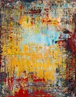 Interference patterns 1-1. Acryl on canvas, 80 x 100 cm, 2014