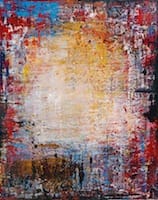 Interference patterns 1-3. Acryl on canvas, 80 x 100 cm, 2014