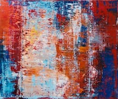 Interference patterns 3-2. Oil on canvas, 100 x 120 cm, 2014