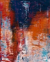 Interference patterns 3-3. Oil on canvas, 80 x 100 cm, 2014