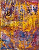 Interference patterns 4-1. Oil on canvas, 80 x 100 cm, 2014