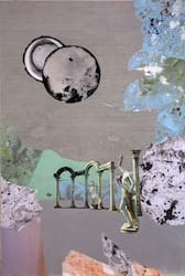 Neue Welt. Collage and acryl on wood, 40 x 60 cm, 2011