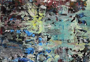 Liquid notes XII. Gouache on paper, 70 x 50 cm, 2014