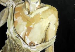 Live Show 01. Oil on wood, 60 x 42 cm, 2011