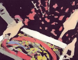 Juguete IV . Gouache on cardboard, 25 x 20 cm, 2013