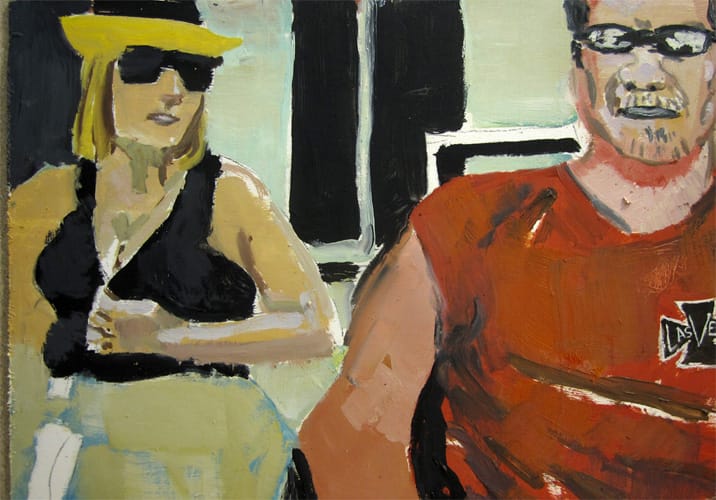 Live Show 08. Oil on wood, 42 x 60 cm, 2011