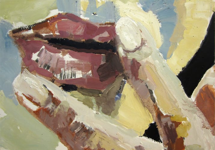 Live Show 10. Oil on wood, 42 x 60 cm, 2011