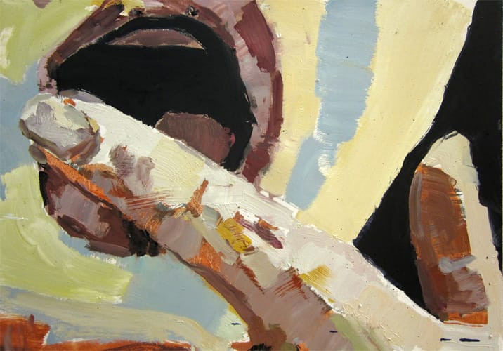 Live Show 12. Oil on wood, 42 x 60 cm, 2011