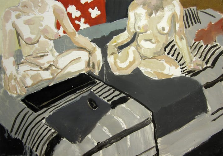 Live Show 16. Oil on wood, 42 x 60 cm, 2011