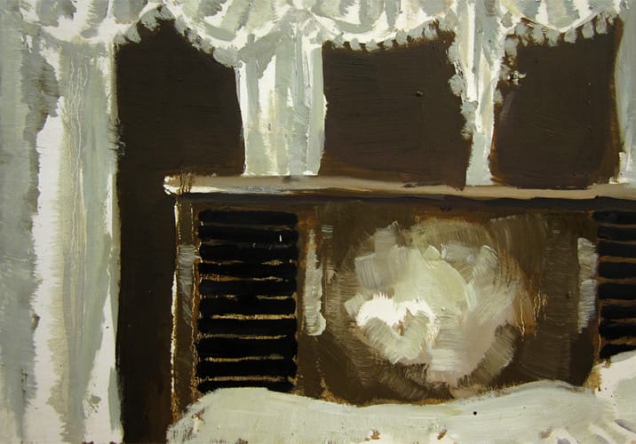 Live Show 19. Oil on wood, 42 x 60 cm, 2011