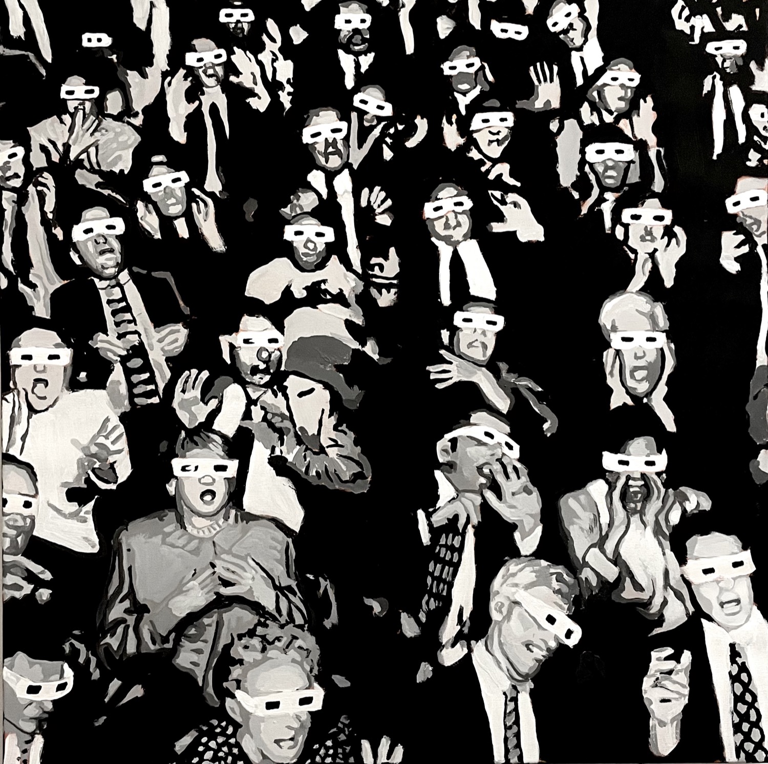 Horror Movie Small. , 80 x 80 cm, 2026