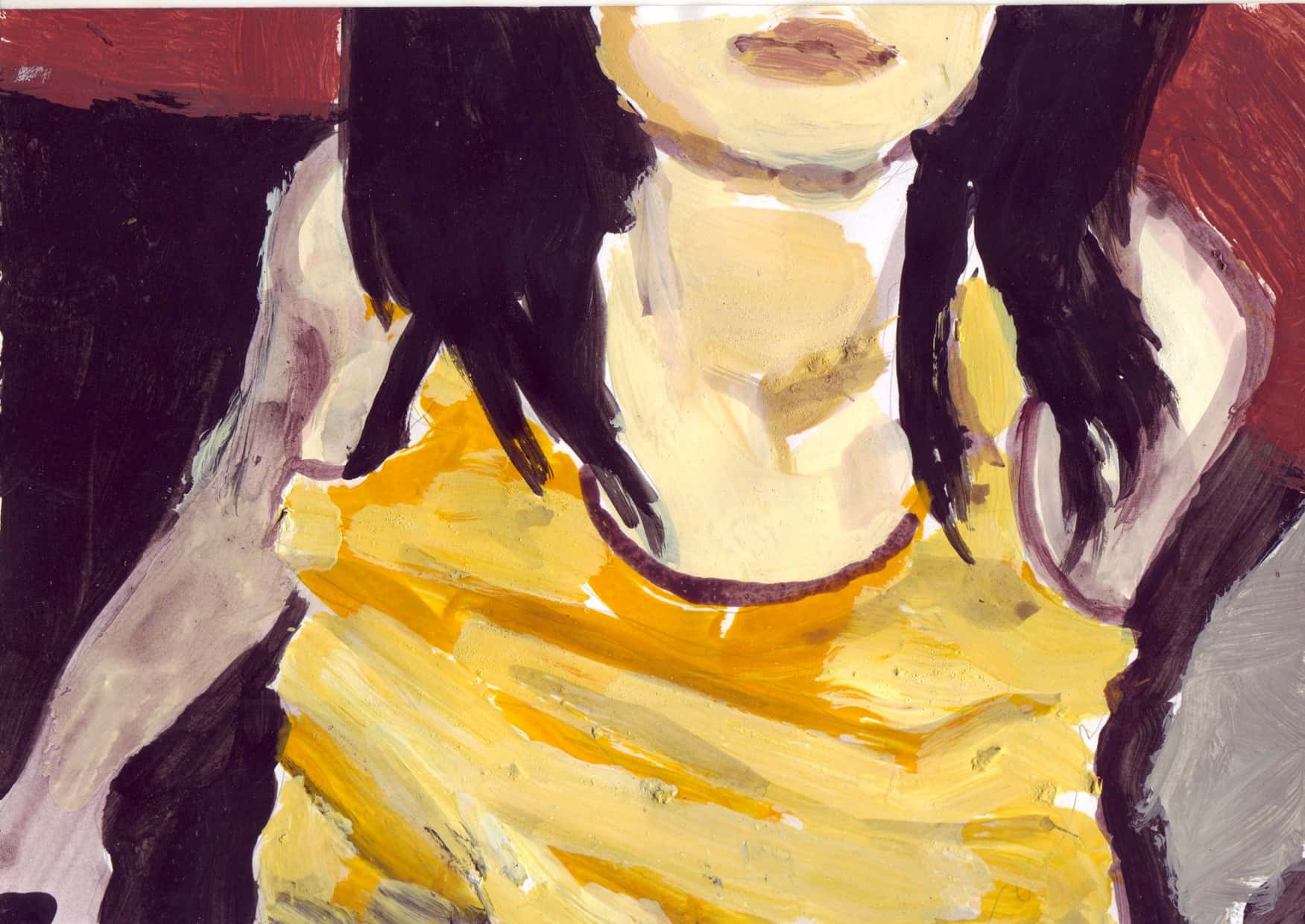 On Air XIV. Gouache and ink on paper, 15 x 21 cm, 2011